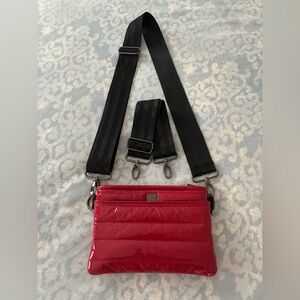 Think Royln crossbody or belt Bum Bag Red